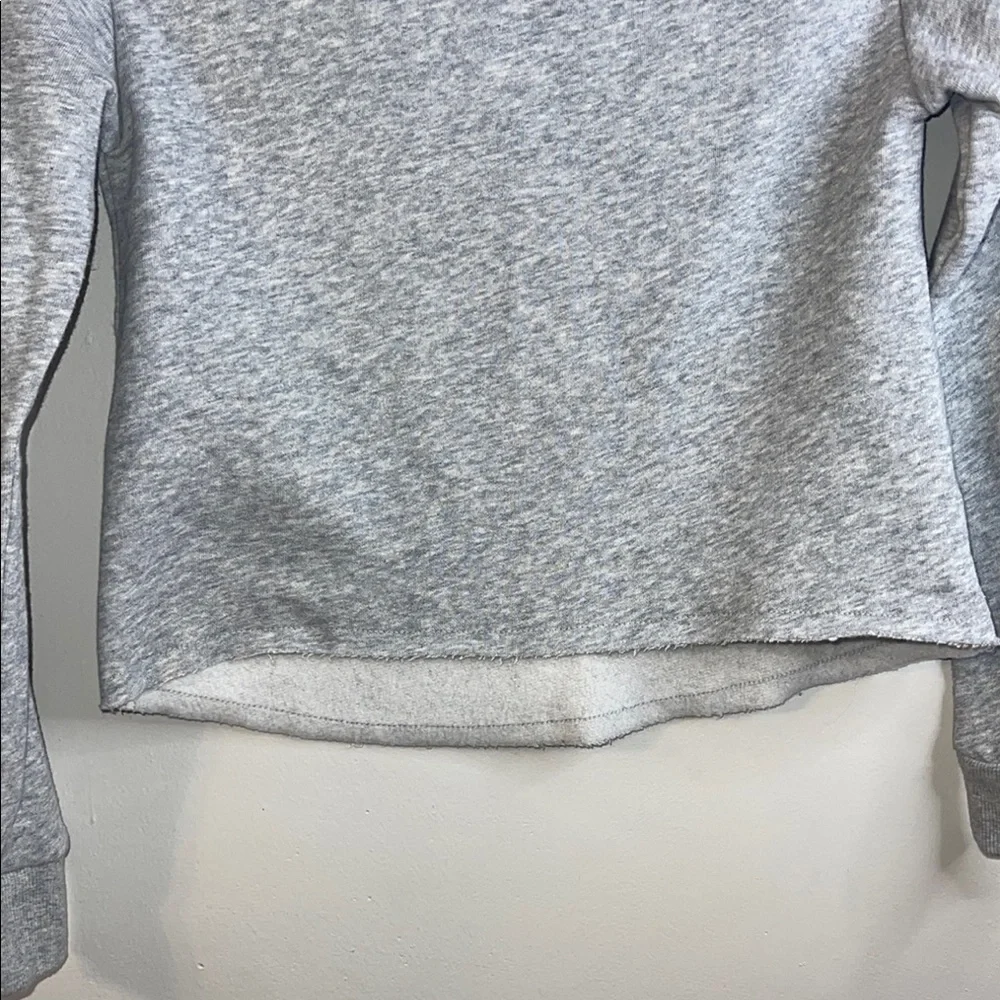 Justice GIRLS Gray Long Sleeve Sweatshirt Size 6/7 EUC #7